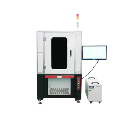 Peiriant Marcio Laser UV Caeedig Llawn 25W